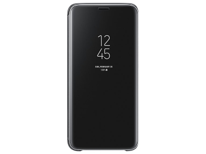 Genuine Samsung Galaxy S9 Clear View Standing Cover - Black Genuine Samsung Galaxy S9 Clear View Standing Cover - Black