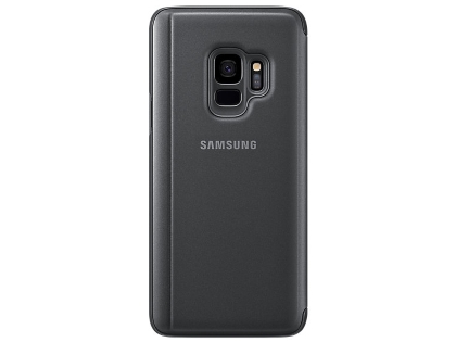 Genuine Samsung Galaxy S9 Clear View Standing Cover - Black