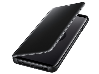 Genuine Samsung Galaxy S9 Clear View Standing Cover - Black