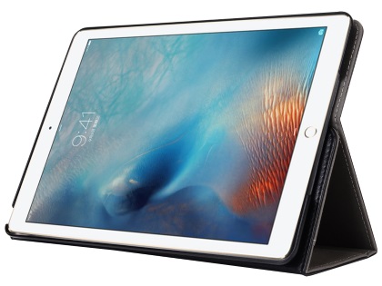 Synthetic Leather Case with Stand for iPad Mini 1/2/3 - Black