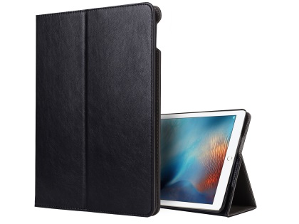 Synthetic Leather Case with Stand for iPad Mini 1/2/3 - Black