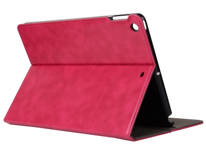 Synthetic Leather Case with Stand for iPad Mini 1/2/3 - Pink