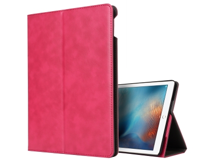 Synthetic Leather Case with Stand for iPad Mini 1/2/3 - Pink