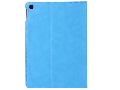Synthetic Leather Case with Stand for iPad Mini 1/2/3 - Blue
