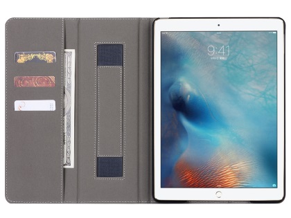 Synthetic Leather Case with Stand for iPad Mini 1/2/3 - Blue