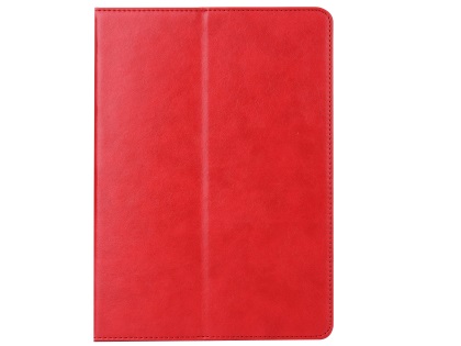 Synthetic Leather Case with Stand for iPad Mini 1/2/3 - Red