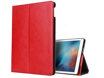 Synthetic Leather Case with Stand for iPad Mini 1/2/3 - Red