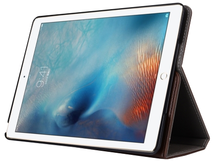 Synthetic Leather Case with Stand for iPad Mini 1/2/3 - Brown