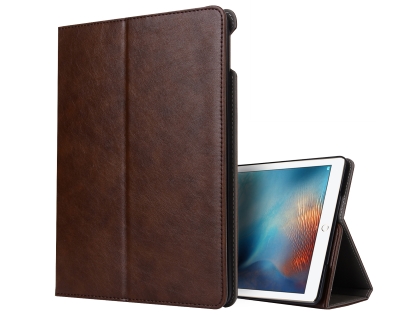 Synthetic Leather Case with Stand for iPad Mini 1/2/3 - Brown