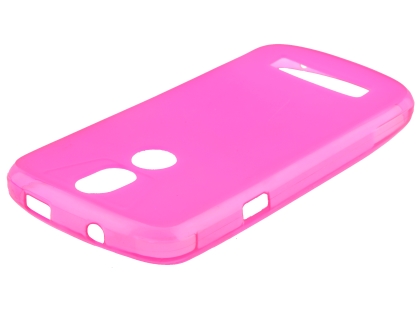 Frosted Colour TPU Gel Case for the Telstra Tough Max 2 - T85 - Pink
