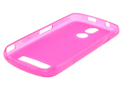 Frosted Colour TPU Gel Case for the Telstra Tough Max 2 - T85 - Pink