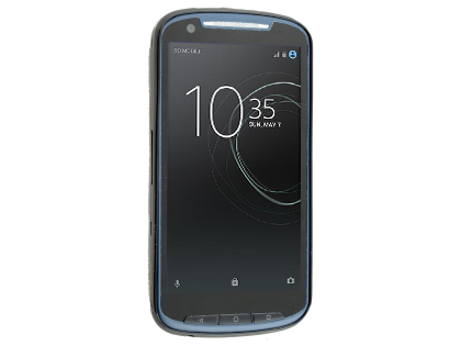 Frosted Colour TPU Gel Case for the Telstra Tough Max 2 - T85 - Black