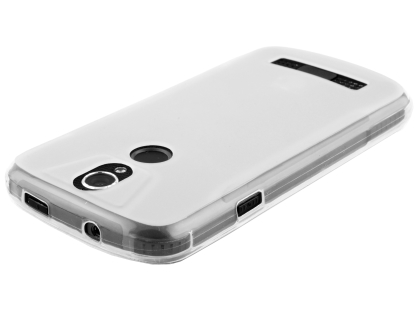 Frosted Colour TPU Gel Case for the Telstra Tough Max 2 - T85 - Clear