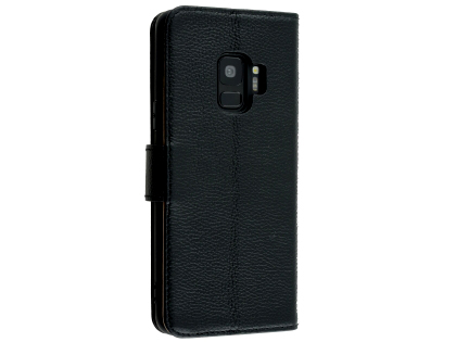 Premium Leather Wallet Case for Samsung Galaxy S9 - Black Premium Leather Wallet Case for Samsung Galaxy S9 - Black