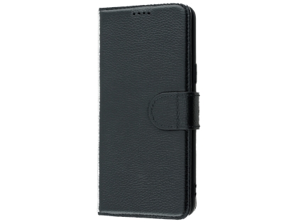 Premium Leather Wallet Case for Samsung Galaxy S9+ - Black
