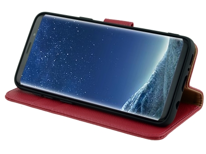 Premium Leather Wallet Case for Samsung Galaxy S9+ - Pink