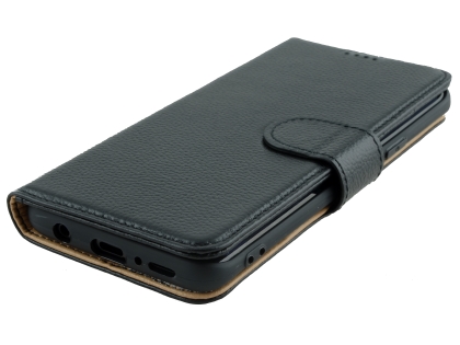 Premium Leather Wallet Case for Samsung Galaxy S9+ - Black