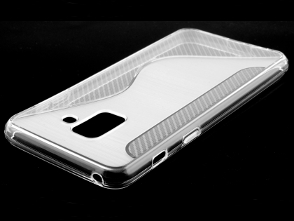 Wave Case for Samsung Galaxy A8 (2018) - Clear Soft Cover