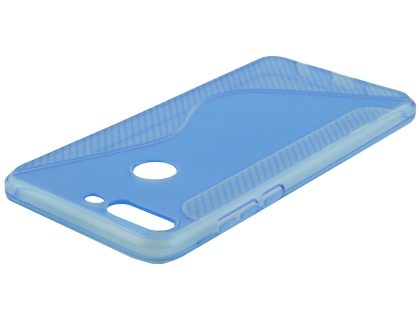 Wave Case for Huawei Y7 Prime (2018) - Blue Soft Cover