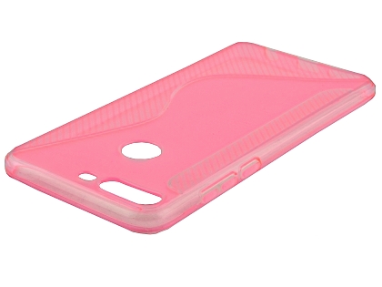 Wave Case for Huawei Y7 Prime (2018) - Pink Soft Cover