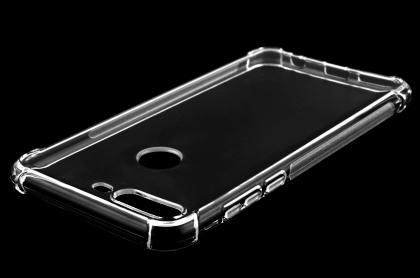 Gel Case with Bumper Edges for Huawei Y7 Prime (2018) - Clear Soft Cover