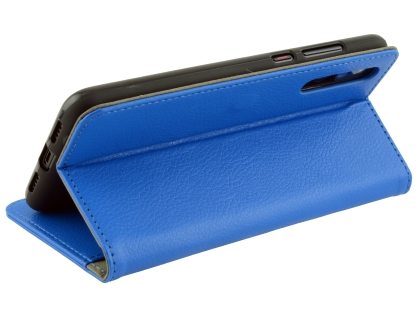 Synthetic Leather Wallet Case with Stand for Huawei P20 Pro - Blue