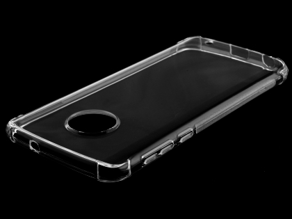 Gel Case with Bumper Edges for Motorola Moto G6 - Clear Soft Cover