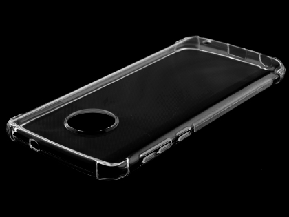 Gel Case with Bumper Edges for Motorola Moto G6 Plus - Clear Soft Cover