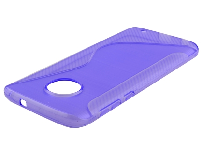 Wave Case for Motorola Moto G6 Plus - Purple Soft Cover
