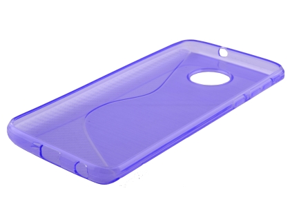 Wave Case for Motorola Moto G6 Plus - Purple