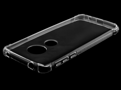 Gel Case with Bumper Edges for Motorola Moto E5 - Clear Soft Cover
