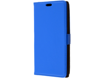Synthetic Leather Wallet Case with Stand for Razer Phone - Blue