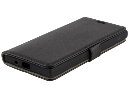 Synthetic Leather Wallet Case with Stand for Razer Phone - Black