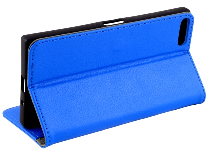 Synthetic Leather Wallet Case with Stand for Razer Phone - Blue