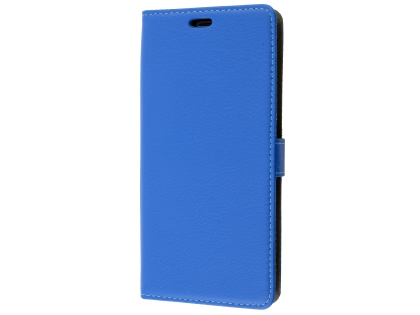 Synthetic Leather Wallet Case with Stand for Samsung Galaxy Note9 - Blue