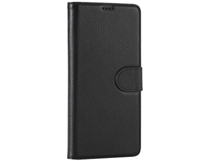 Premium Leather Wallet Case with Stand for Samsung Galaxy Note9 - Black