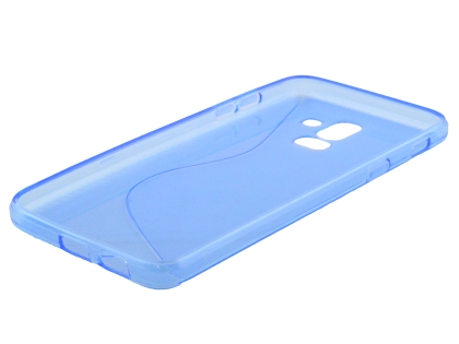 Wave Case for Samsung Galaxy J8 - Blue