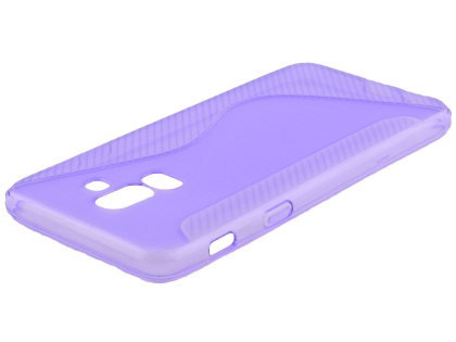 Wave Case for Samsung Galaxy J8 - Purple Soft Cover