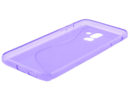 Wave Case for Samsung Galaxy J8 - Purple