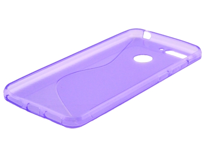 Wave Case for Huawei Y6 (2018) - Purple