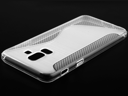 Wave Case for Samsung Galaxy J8 - Clear Soft Cover