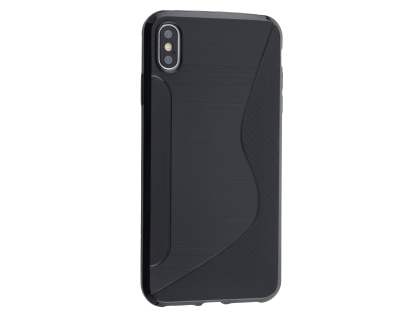 Wave Case for Apple iPhone Xs Max - Black Soft Cover