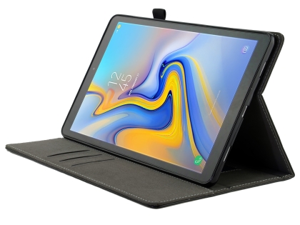 Synthetic Leather Flip Case with Stand for Samsung Galaxy Tab A 10.5 - Black