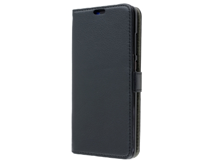 Synthetic Leather Wallet Case with Stand for Huawei Mate 20 - Black