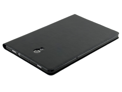Premium Genuine Leather Slim Portfolio Case with Stand for Samsung Galaxy Tab A 10.5 - Black