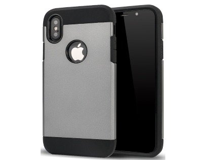 Impact Case for Apple iPhone Xs Max - Grey/Black Impact Case
