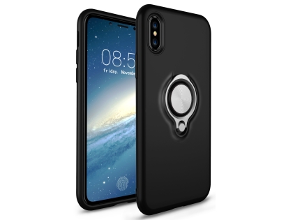 Impact Case With Ring Holder for iPhone Xs Max - Black Impact Case