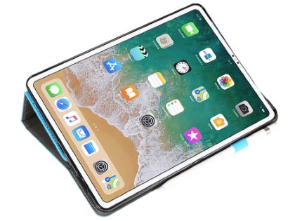 Synthetic Leather Flip Case with Stand for iPad Pro 12.9 - 2018 (3rd Gen) - Sky Blue