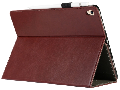 Synthetic Leather Flip Case with Stand for iPad Pro 12.9 - 2018 (3rd Gen) - Burgundy Leather Flip Case