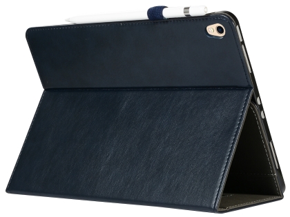 Synthetic Leather Flip Case with Stand for iPad Pro 12.9 - 2018 (3rd Gen) - Midnight Blue Leather Flip Case